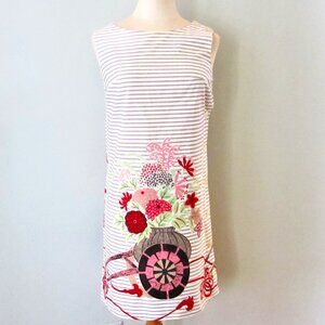 Novelty Print 100% Cotton Sleeveless Sun Dress or Bathing suit cover up.